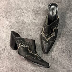 Rampage Western Mule Y2k Heels
